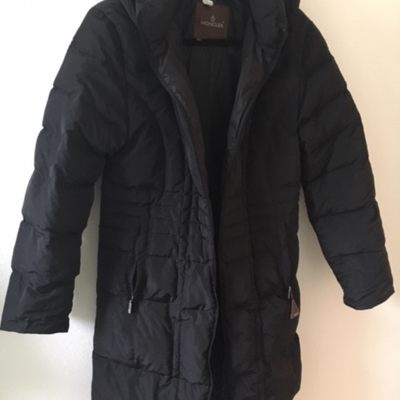 Moncler Jackets & Blazers - Moncler hooded down coat - black - size small